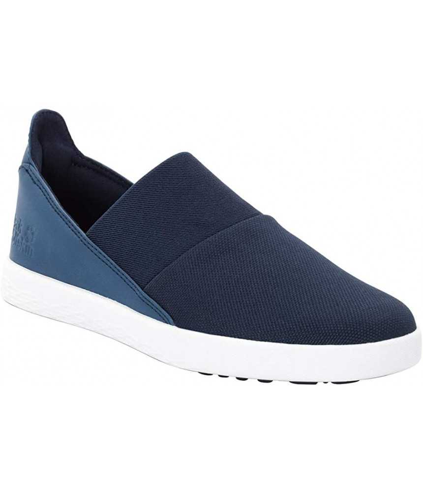Moteriški batai Jack Wolfskin Auckland Slipper Low Mėlyni Moteriški batai Jack Wolfskin Auckland Slipper Low Mėlyni