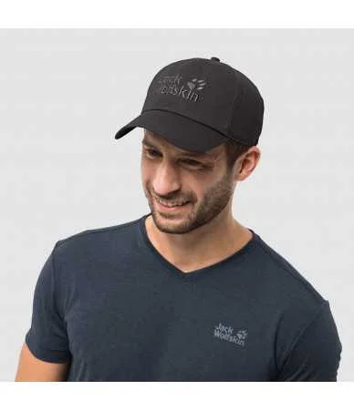 Kepurė JACK WOLFSKIN BASEBALL CAP t.pilka