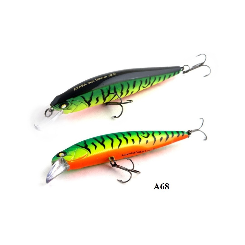 Vobleriai Akara Best Minnow 110SP, 17 g, 110 mm