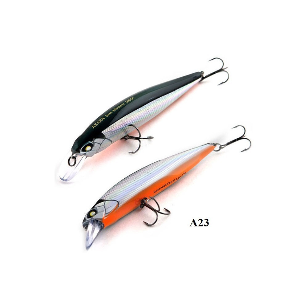 Vobleriai Akara Best Minnow 110SP, 17 g, 110 mm