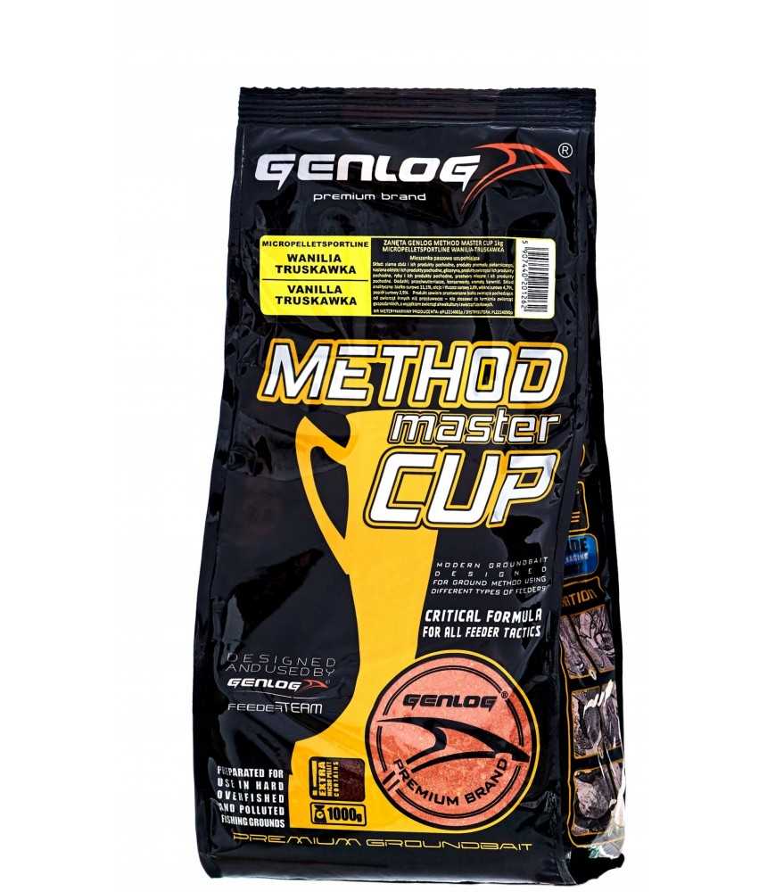 Jaukas Genlog Method Master Cup Micro Pellet SportLine vanilė-braškė - 1kg