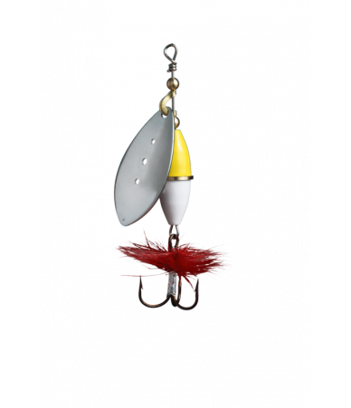 Sukrė Wipp Spinnare Gul/Vit 10g