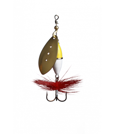 Sukrė Wipp Spinnare Gul/Vit 10g