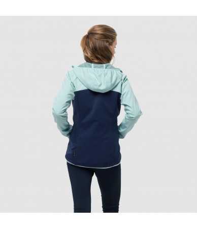 Vasarinė striukė moterims Jack Wolfskin GO HIKE SOFTSHELL W mėlyna