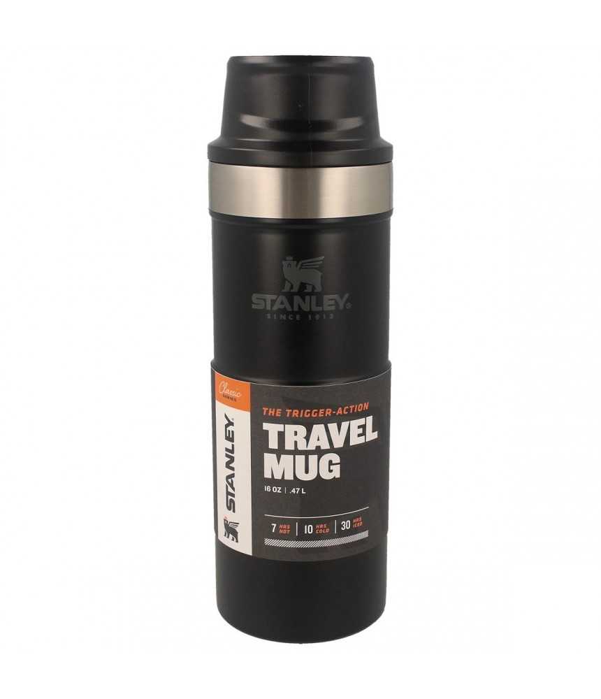 Termopuodelis Stanley Classic Trigger-Action Travel Mug 0.47L juodas Termopuodelis Stanley Classic Trigger-Action Travel Mug 0.47L juodas