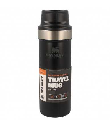 Termopuodelis Stanley Classic Trigger-Action Travel Mug 0.47L juodas