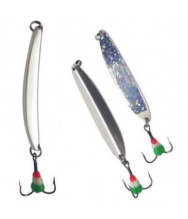 Žieminė blizgutė Ice Striker 25mm 2,8 gr (Sil/Prl) AKARA