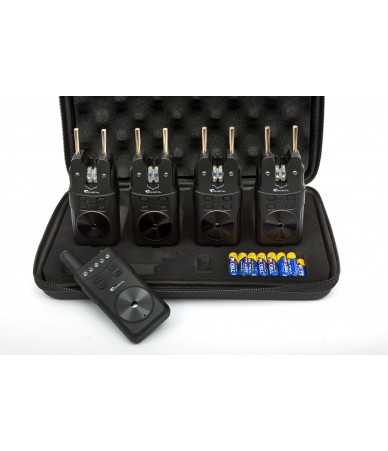 Kibimo signalizatorių komplektas CRYSTAL BLACK 4+1