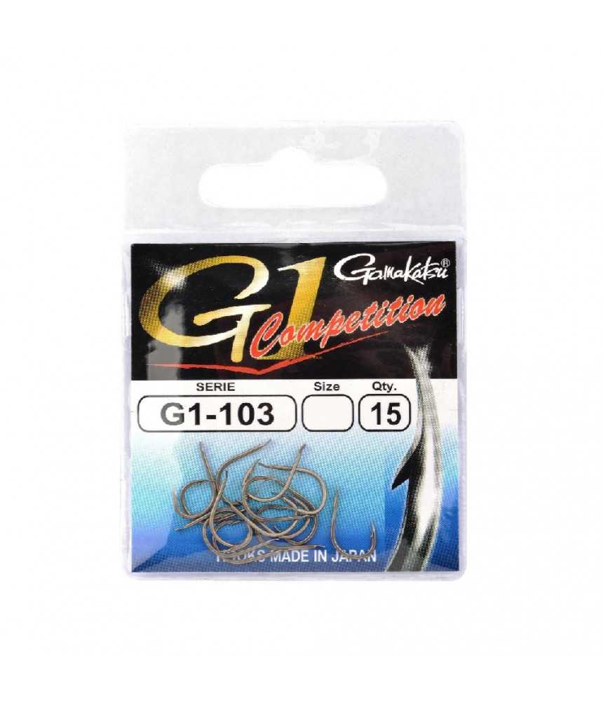 Kabliukai Gamakatsu G1 Competition G1-103, bronzinės spalvos