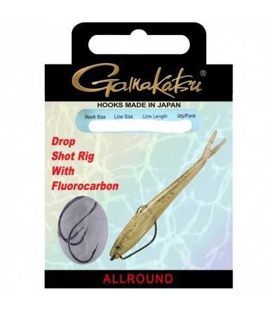 Sistemėlė Gamakatsu BKD-Drop Shot Rig Worm 39 170cm 0,26mm H2