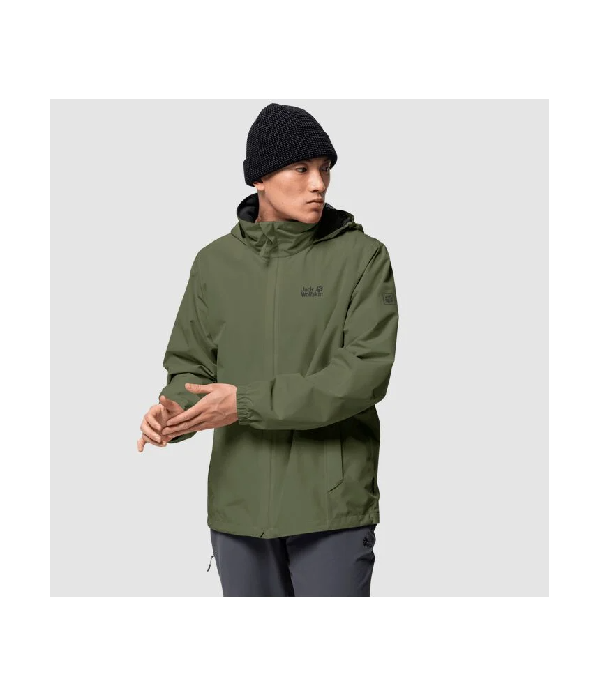 Striukė vyrams Jack Wolfskin STORMY POINT | žalia