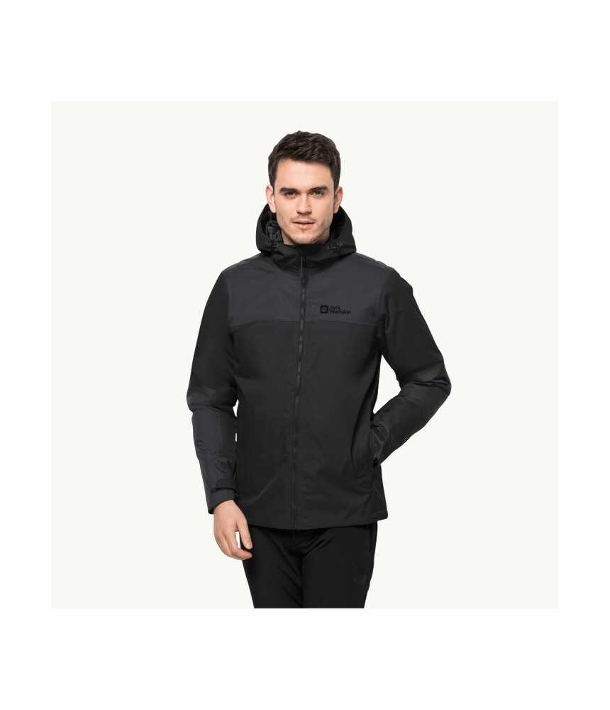 Vyriška Jack Wolfskin striukė JASPER INS JKT | juoda