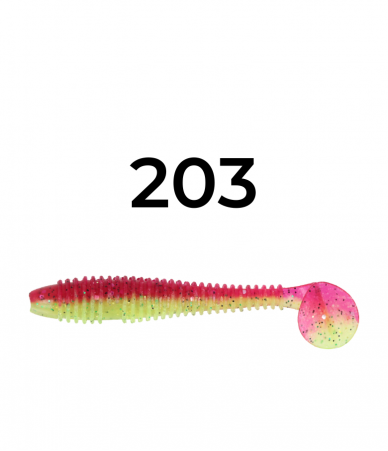 Silikoninis masalas Zeox Trigger Fat Tail 4,3 cm