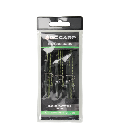 Sistemėlė Golden Catch Leadcore Safety Clip Leader 22,5 kg