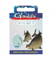 Kabliukai Gamakatsu Br. Feeder 1810B Nr. 12, bronziniai, 75 cm
