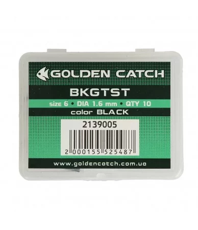 Žiedeliai meškerei, juodi, 10 vnt.