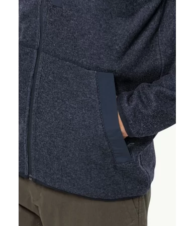 Vyriškas Jack Wolfskin džemperis Tannenspur | tamsiai mėlyna
