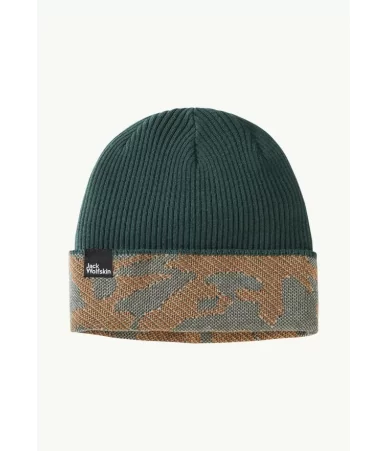 Žieminė kepurė Jack Wolfskin VANDERTHIRST | slate green allover