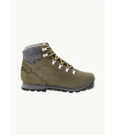 Vyriški neperšlampami žieminiai batai Jack Wolfskin Thunder Bay Texapore Mid | khaki/grey
