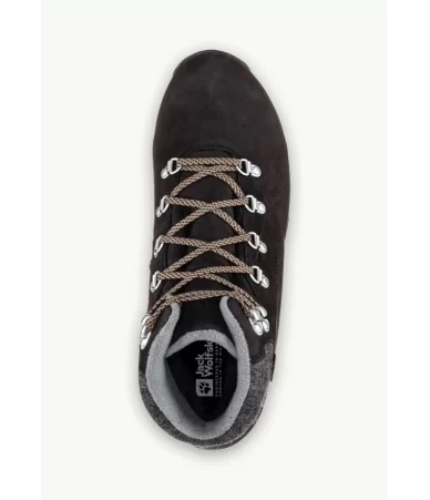 Vyriški neperšlampami žieminiai batai Jack Wolfskin Thunder Bay Texapore Mid | phantom/grey