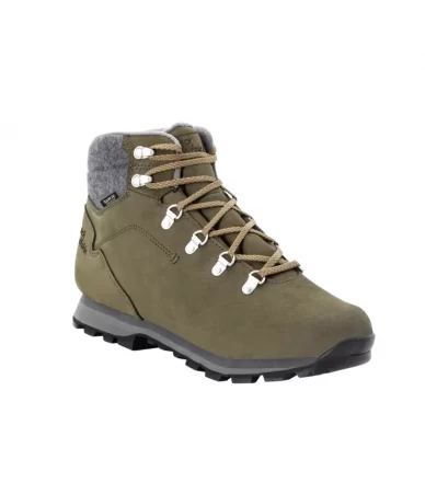 Vyriški neperšlampami žieminiai batai Jack Wolfskin Thunder Bay Texapore Mid | khaki/grey