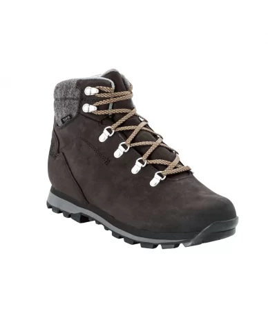 Vyriški neperšlampami žieminiai batai Jack Wolfskin Thunder Bay Texapore Mid | phantom/grey