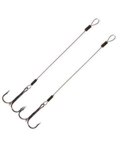 Pavadėlis DRAGON su trišakiu kabliuku Nr.4, 6 cm, 13 kg