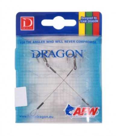 Pavadėlis DRAGON su trišakiu kabliuku Nr.4, 6 cm, 13 kg