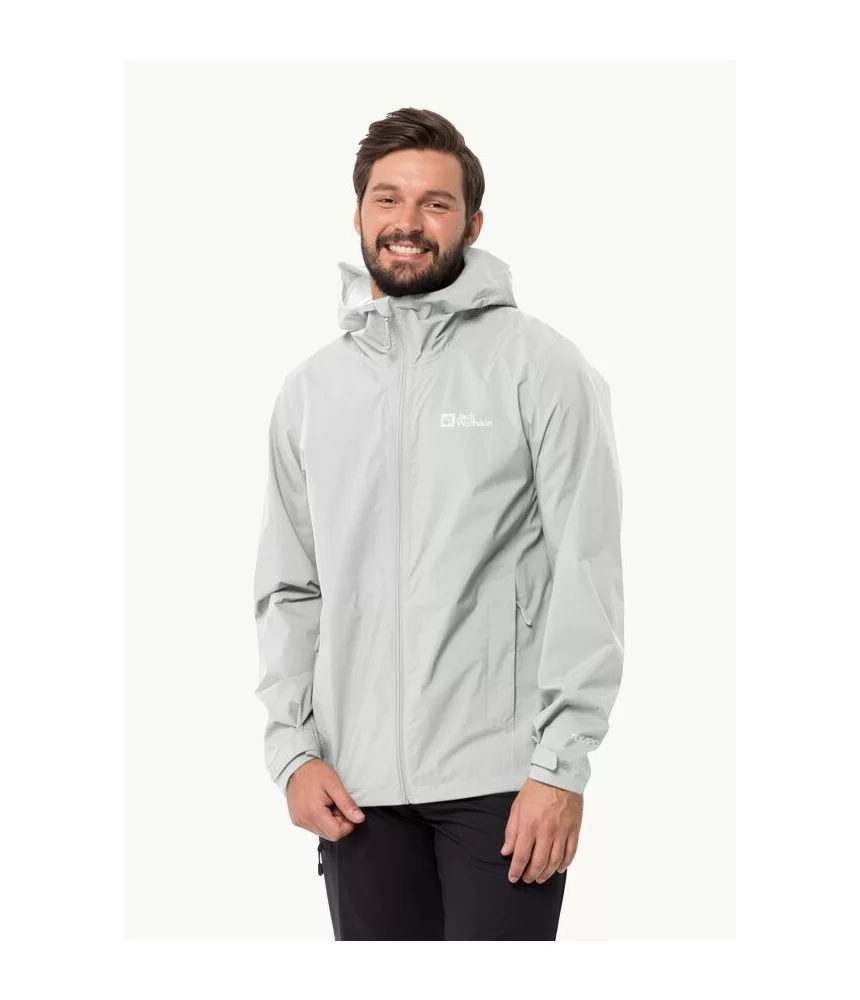 Vyriška neperšlampama striukė Jack Wolfskin ELSBERG 2,5 JKT | cool grey