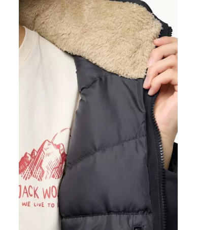 Žieminė ilga moteriška striukė Jack Wolfskin WINTERTOR | Black