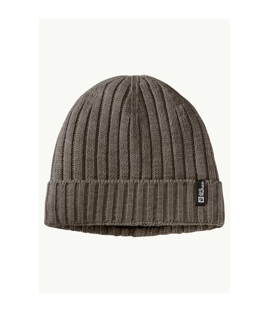 Žieminė kepurė Jack Wolfskin Rib Knit | Cold Coffee Žieminė kepurė Jack Wolfskin Rib Knit | Cold Coffee