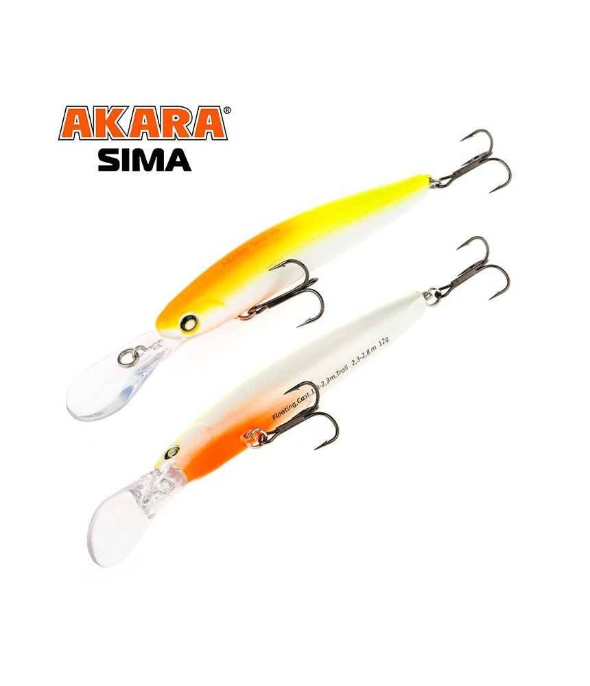 Vobleriai Akara Sima 90F, 90 mm, 12 g