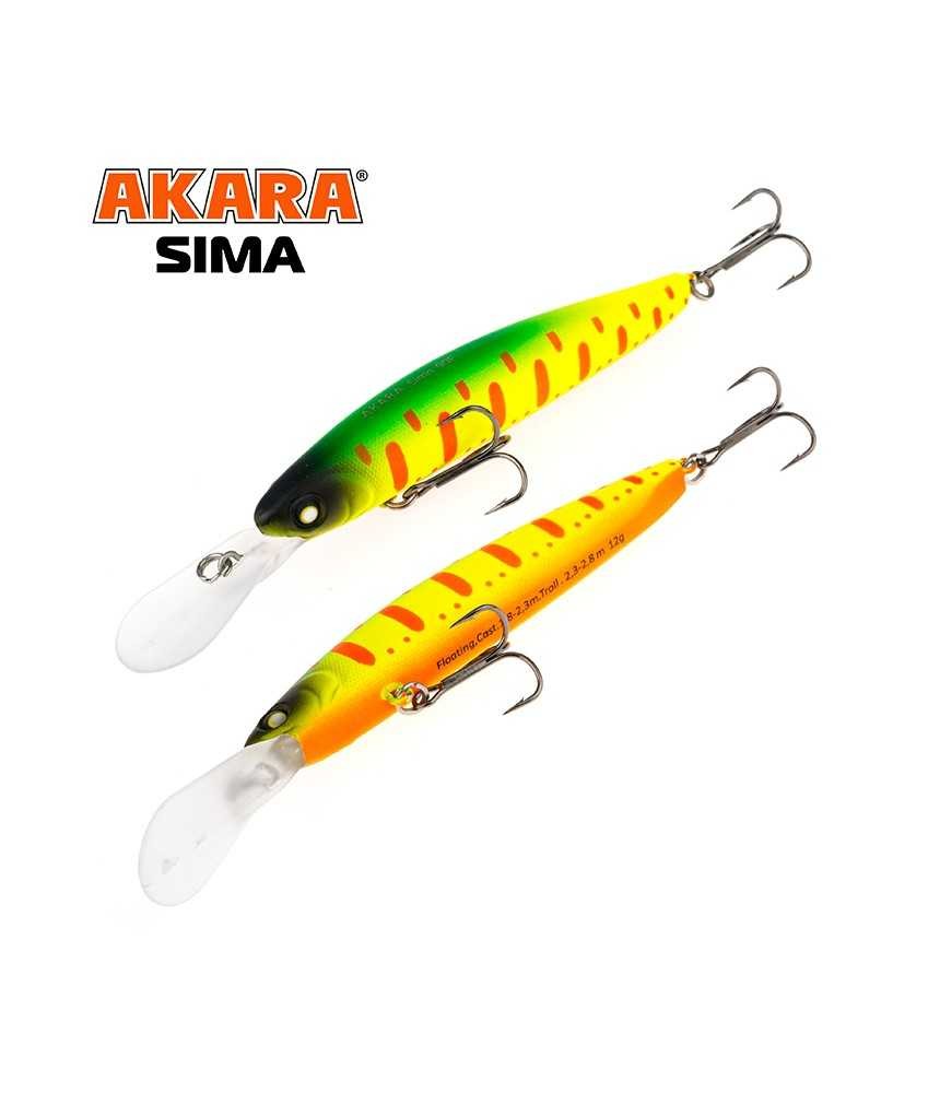 Vobleriai Akara Sima 90F, 90 mm, 12 g