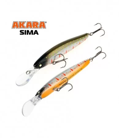 Vobleriai Akara Sima 90F, 90 mm, 12 g