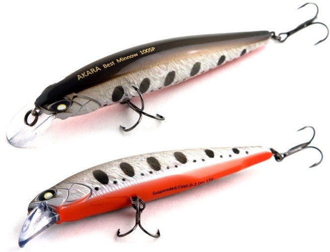 Vobleriai Akara Best Minnow 110SP, 17 g, 110 mm