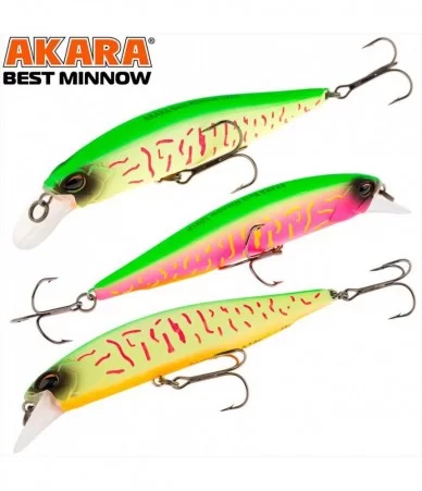 Vobleriai Akara Best Minnow 110SP, 17 g, 110 mm