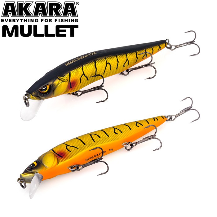 Vobleriai Akara Mullet 110F, 14 g, 110 mm