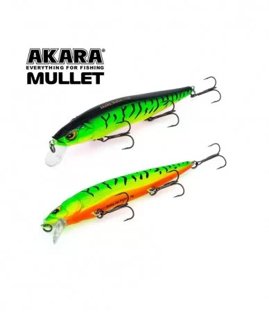 Vobleriai Akara Mullet 110F, 14 g, 110 mm