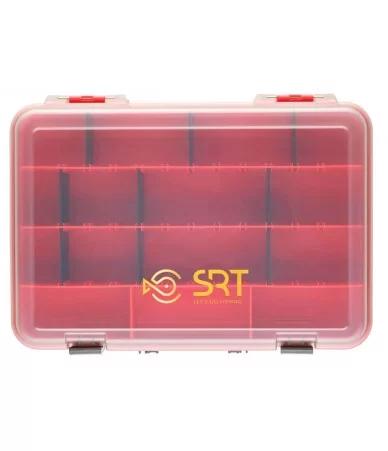 Dviguba dėžutė žūklės reikmenims SERT SRT-3071, raudona/juoda