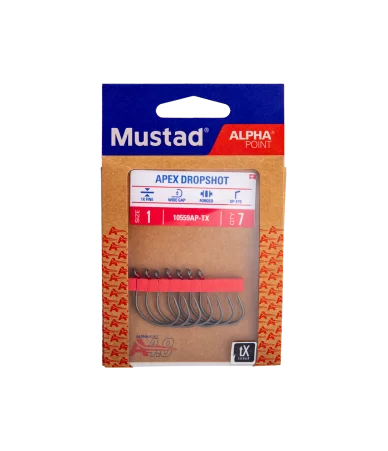 Kabliukai Mustad Apex Dropshot 10559