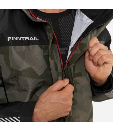 Laisvalaikio kostiumas ekstremalioms oro sąlygoms Finntrail THOR 3420 | Camo Shadow Green
