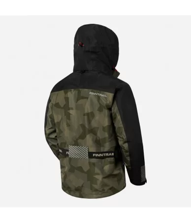 Laisvalaikio kostiumas ekstremalioms oro sąlygoms Finntrail THOR 3420 | Camo Shadow Green