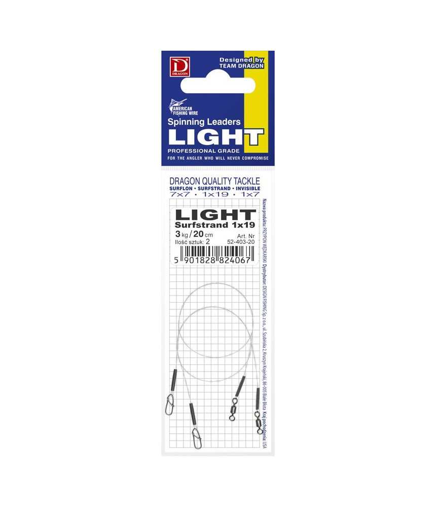 Pavadėliai Dragon Light Surfstrand 9x11 Pavadėliai Dragon Light Surfstrand 9x11