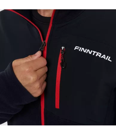 Vyriškas džemperis Finntrail POLAR JACKET 1391 | Black