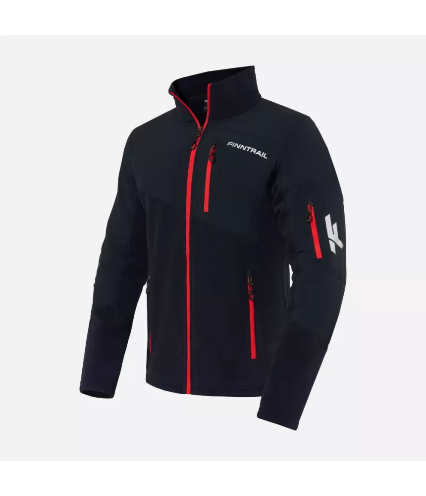 Vyriškas džemperis Finntrail POLAR JACKET 1391 | Black Vyriškas džemperis Finntrail POLAR JACKET 1391 | Black