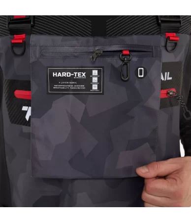 Vyriškos bridkelnės Finntrail ATHLETIC 1532 | Camo Shadow Black