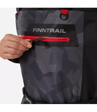 Vyriškos bridkelnės Finntrail ATHLETIC 1532 | Camo Shadow Black