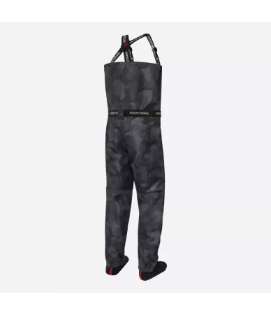 Vyriškos bridkelnės Finntrail ATHLETIC 1532 | Camo Shadow Black