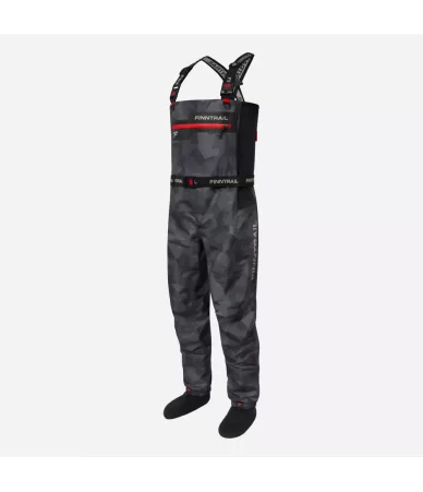 Vyriškos bridkelnės Finntrail ATHLETIC 1532 | Camo Shadow Black
