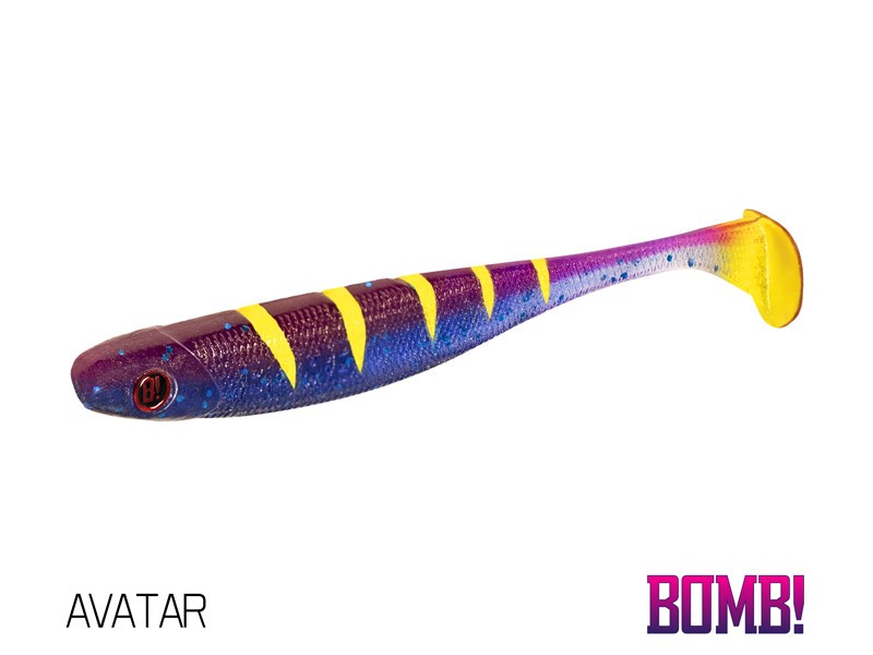 Silikoninis masalas BOMB Rippa 10cm/ 5vnt